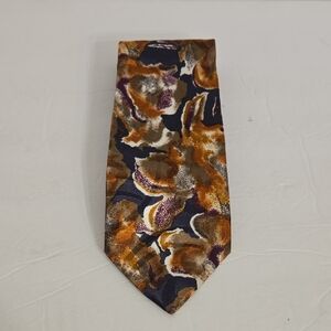 Dior Men's Tie in Brown and Purple Floral